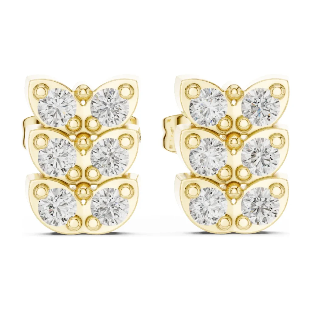 Butterfly Stack Studs — photo 4