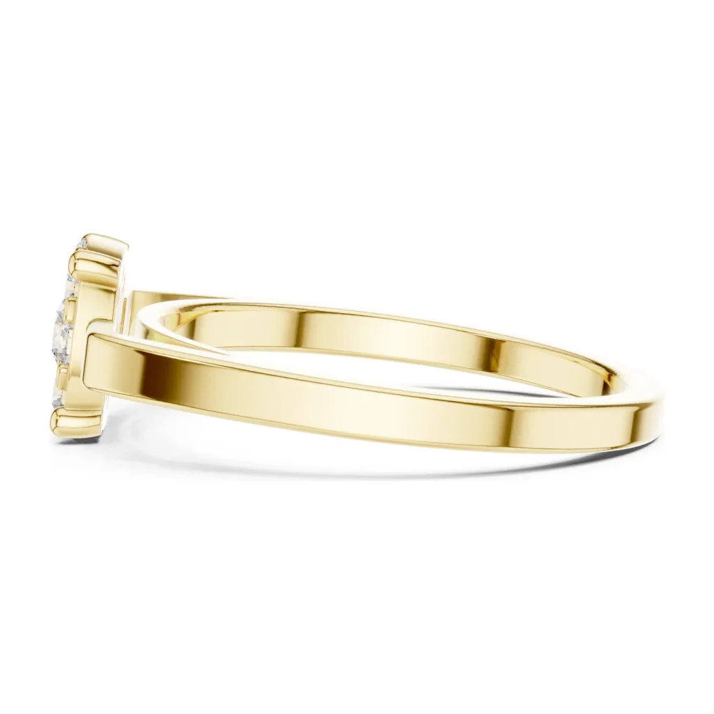 Petite Cluster Bar Ring — photo 3