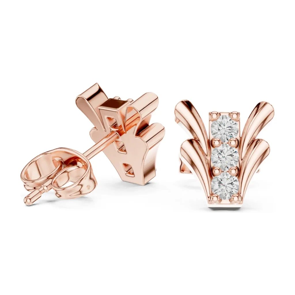 Fan Pavé Studs — photo 9