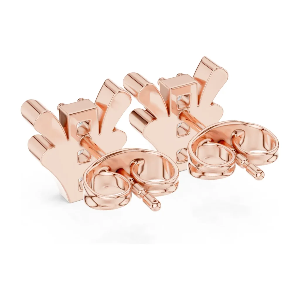 Fan Pavé Studs — photo 11