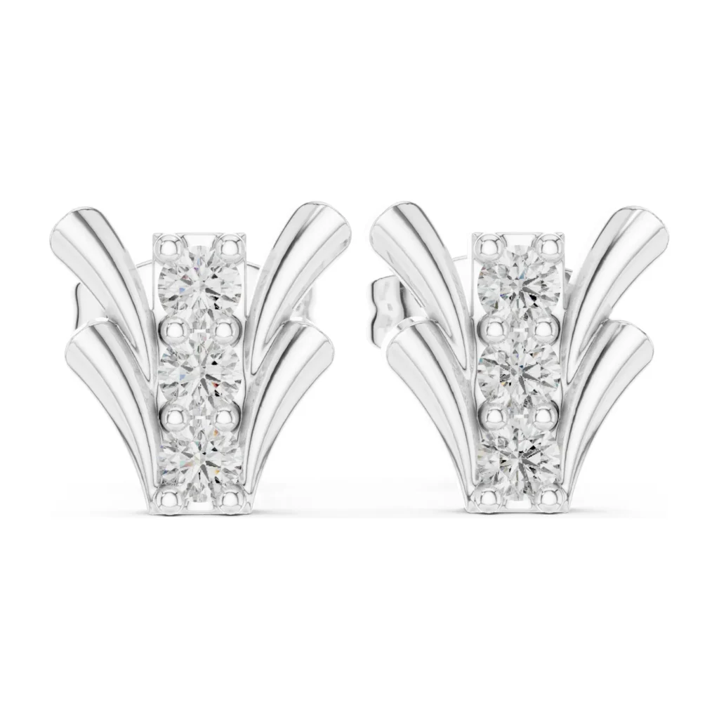 Fan Pavé Studs — photo 8