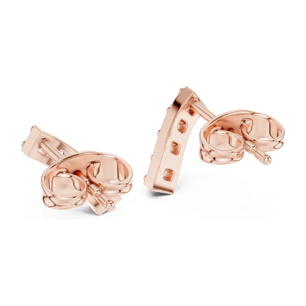 Pavé Curved Bar Studs — photo 11