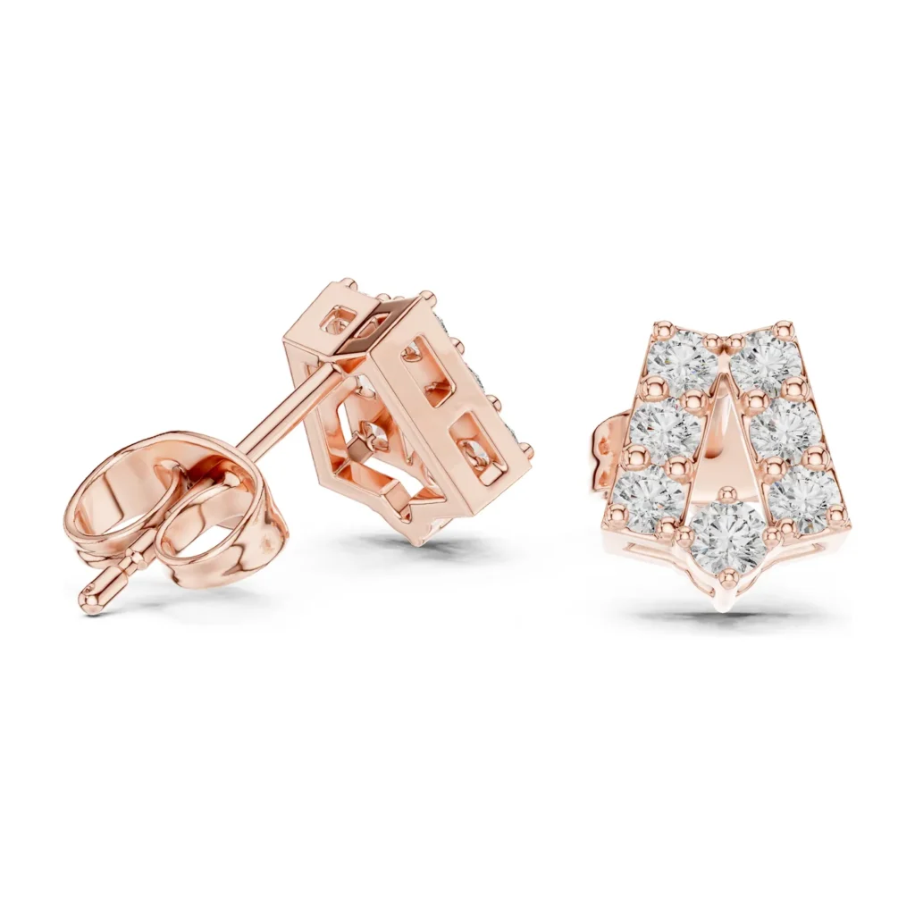 Pavé Star Outline Studs — photo 9