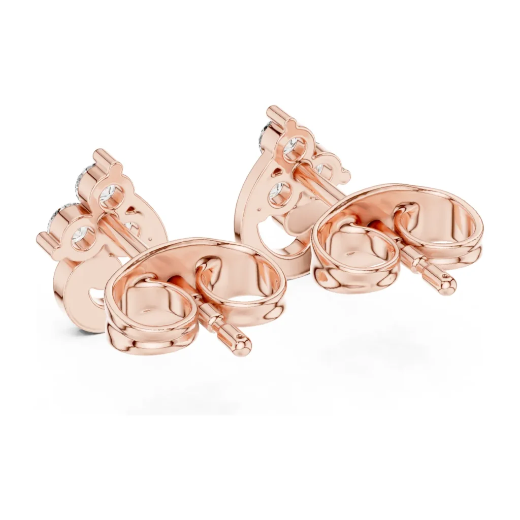 Pavé Swirl Accent Studs — photo 11