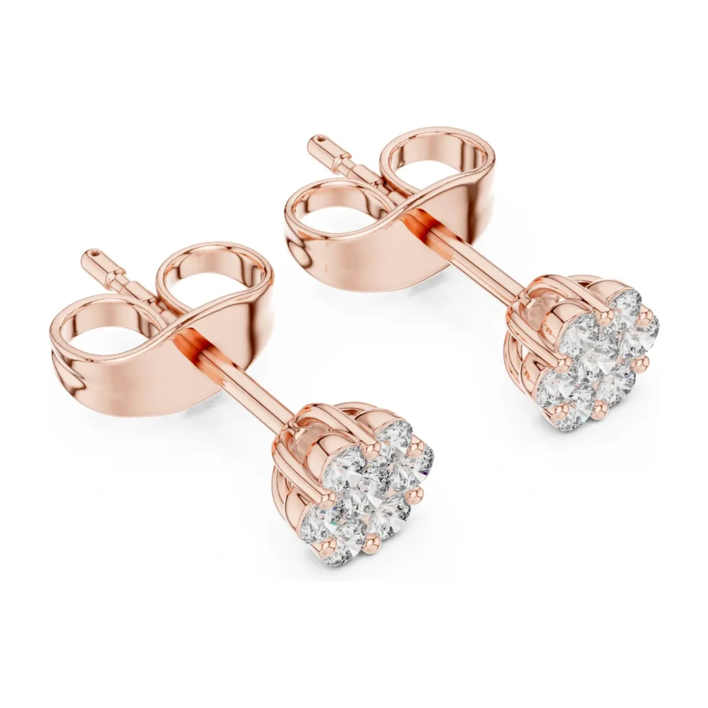 Round Illusion Cluster Studs — photo 10