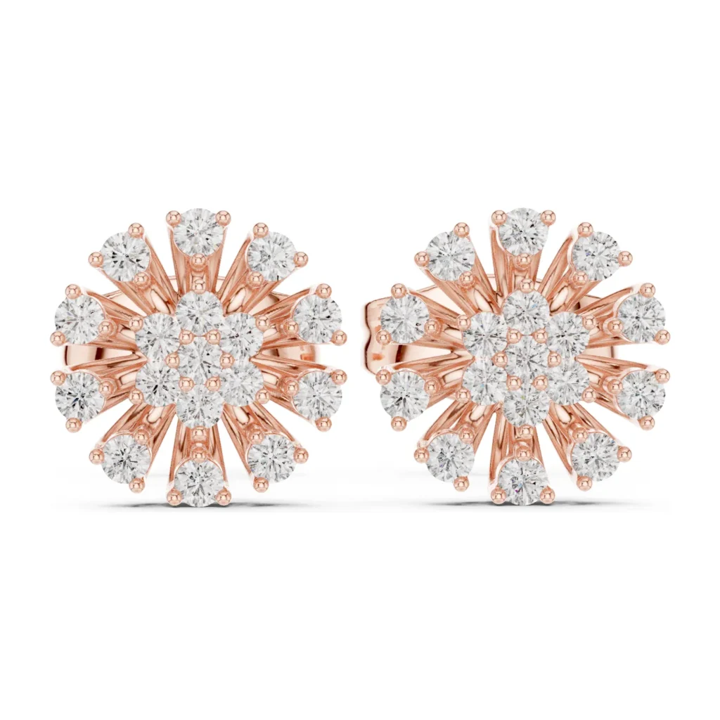 Sunburst Cluster Studs — photo 12