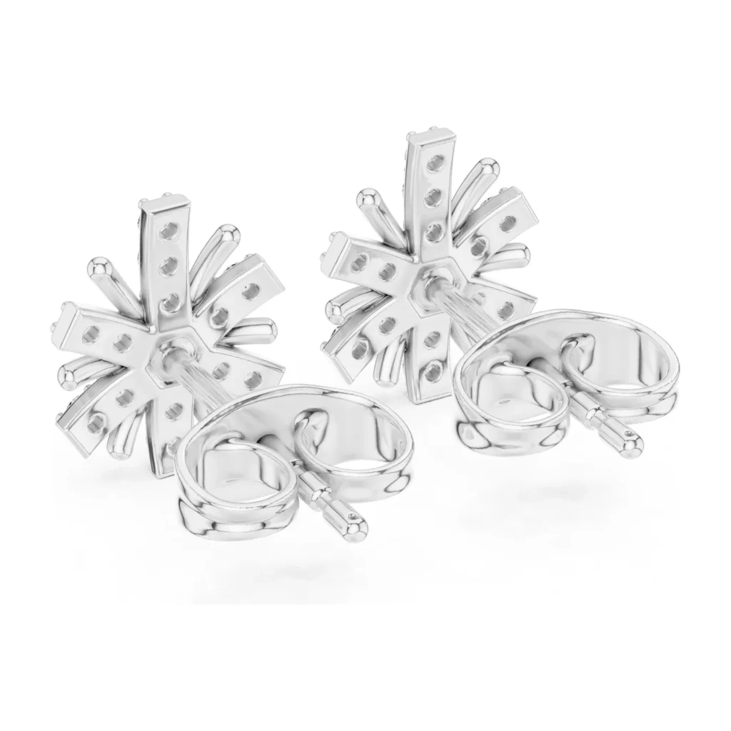 Baguette Starburst Studs — photo 7