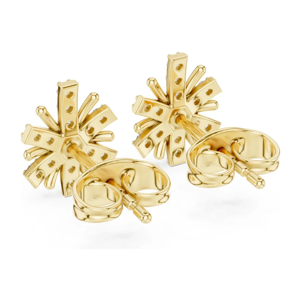 Baguette Starburst Studs — photo 3