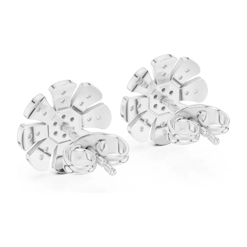 Daisy Baguette Studs — photo 7