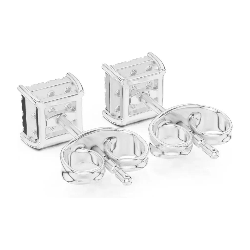 Princess Cluster Square Studs — photo 7
