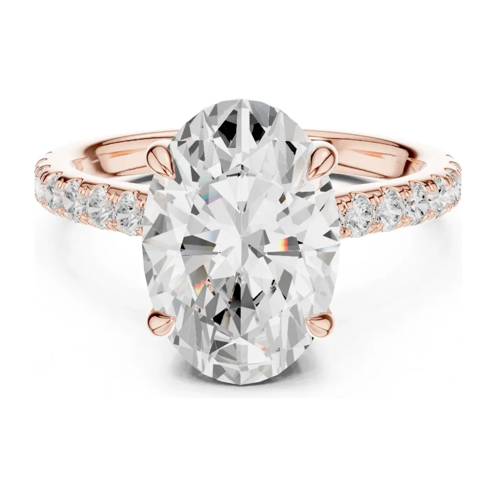 Oval Grand Pavé Ring — photo 12