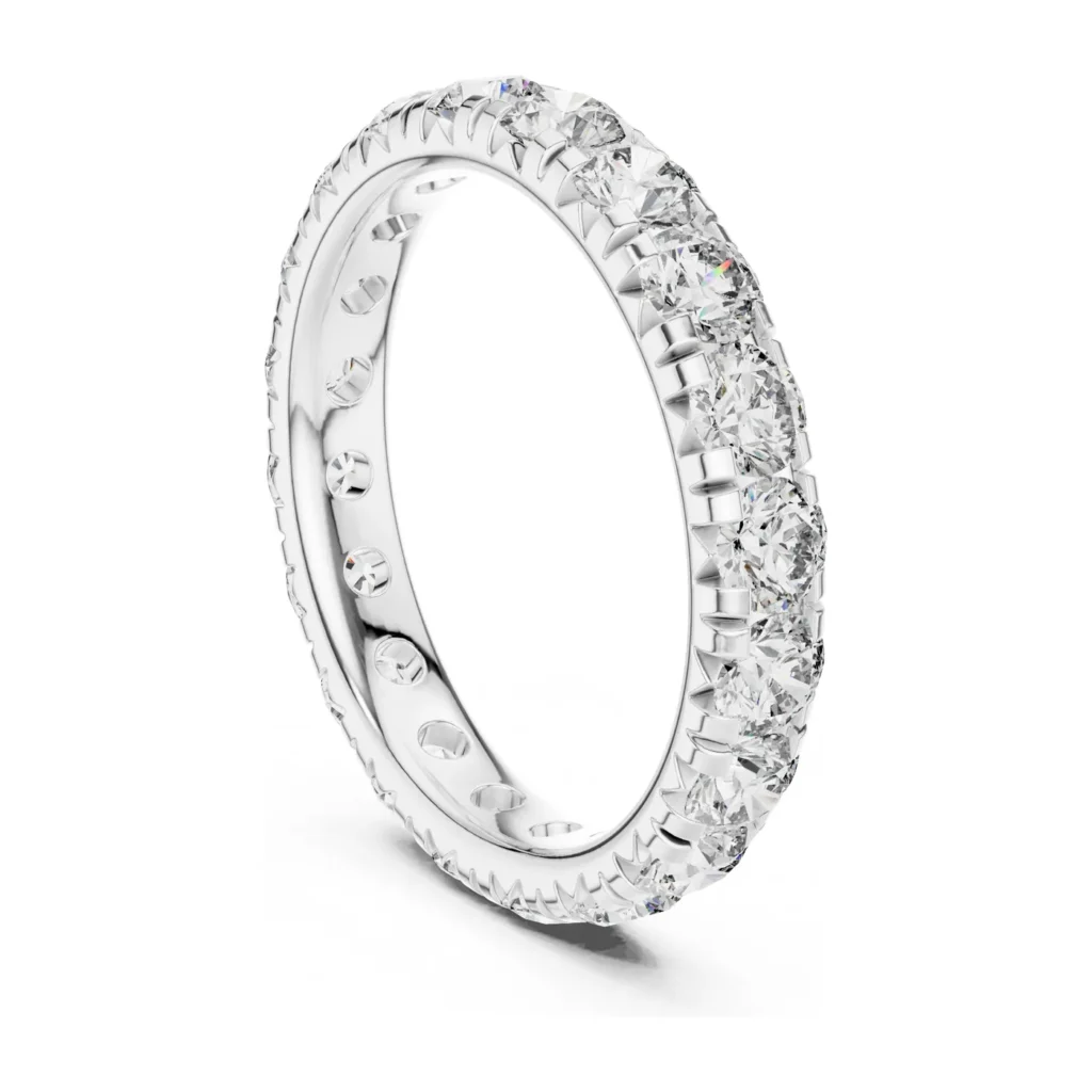 Round Bezel & Prong Eternity Band — photo 5