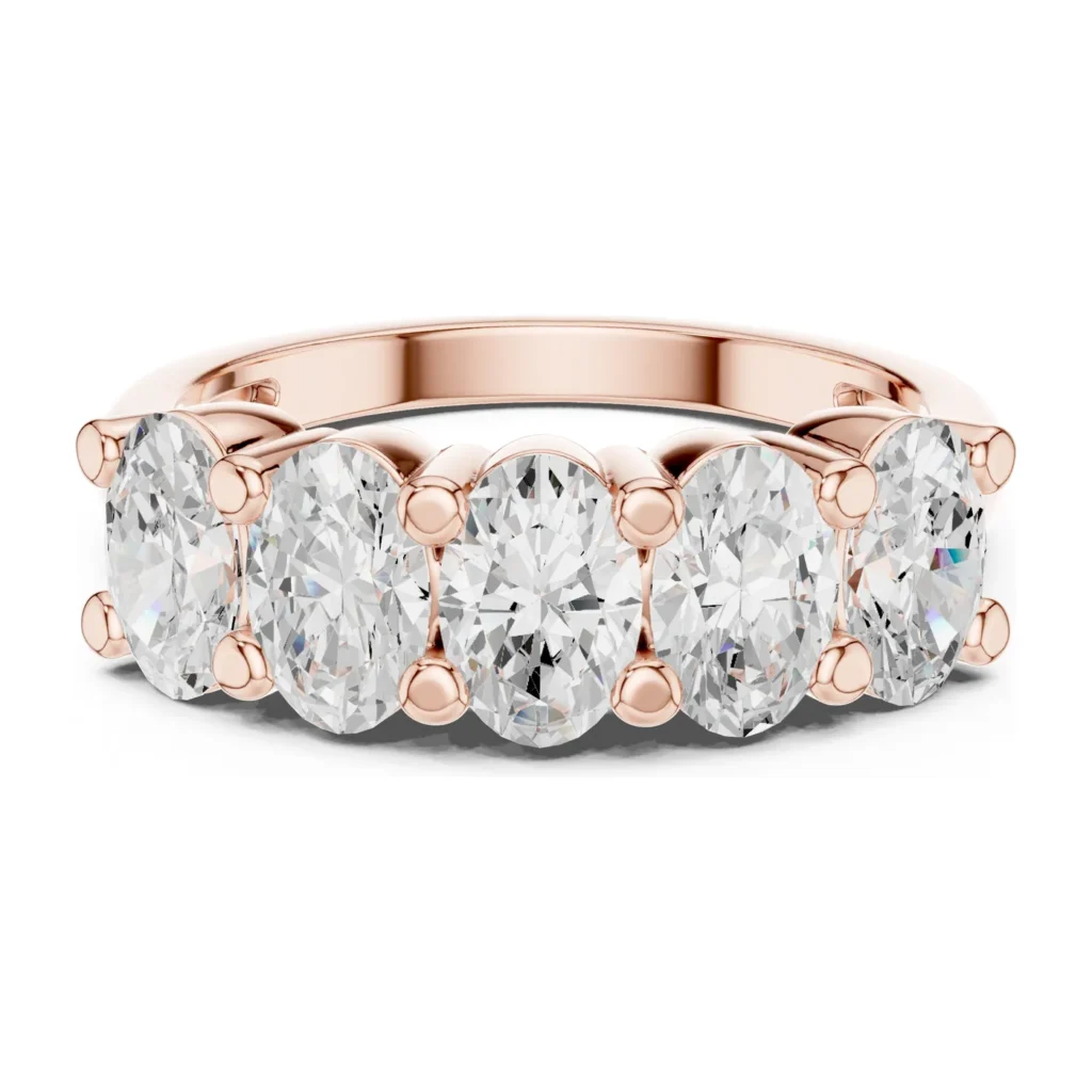 Oval Five-Stone Cluster Band — photo 12