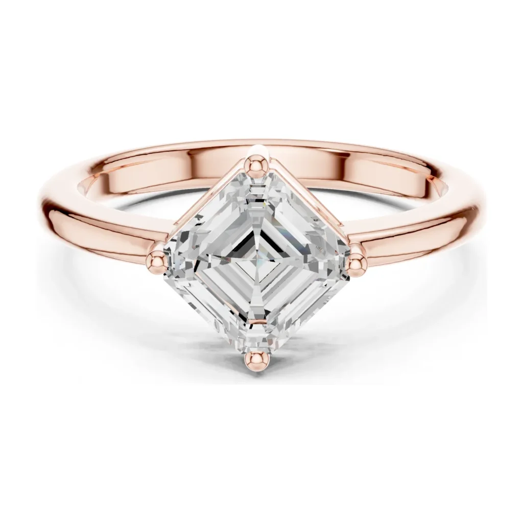 Asscher-Cut Kite Bypass Ring — photo 12