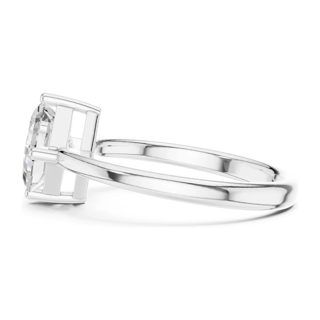 Asscher-Cut Kite Bypass Ring — photo 7