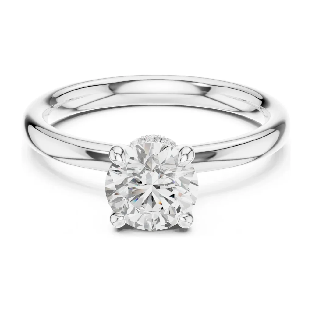 Round Hidden Halo Solitaire — photo 8
