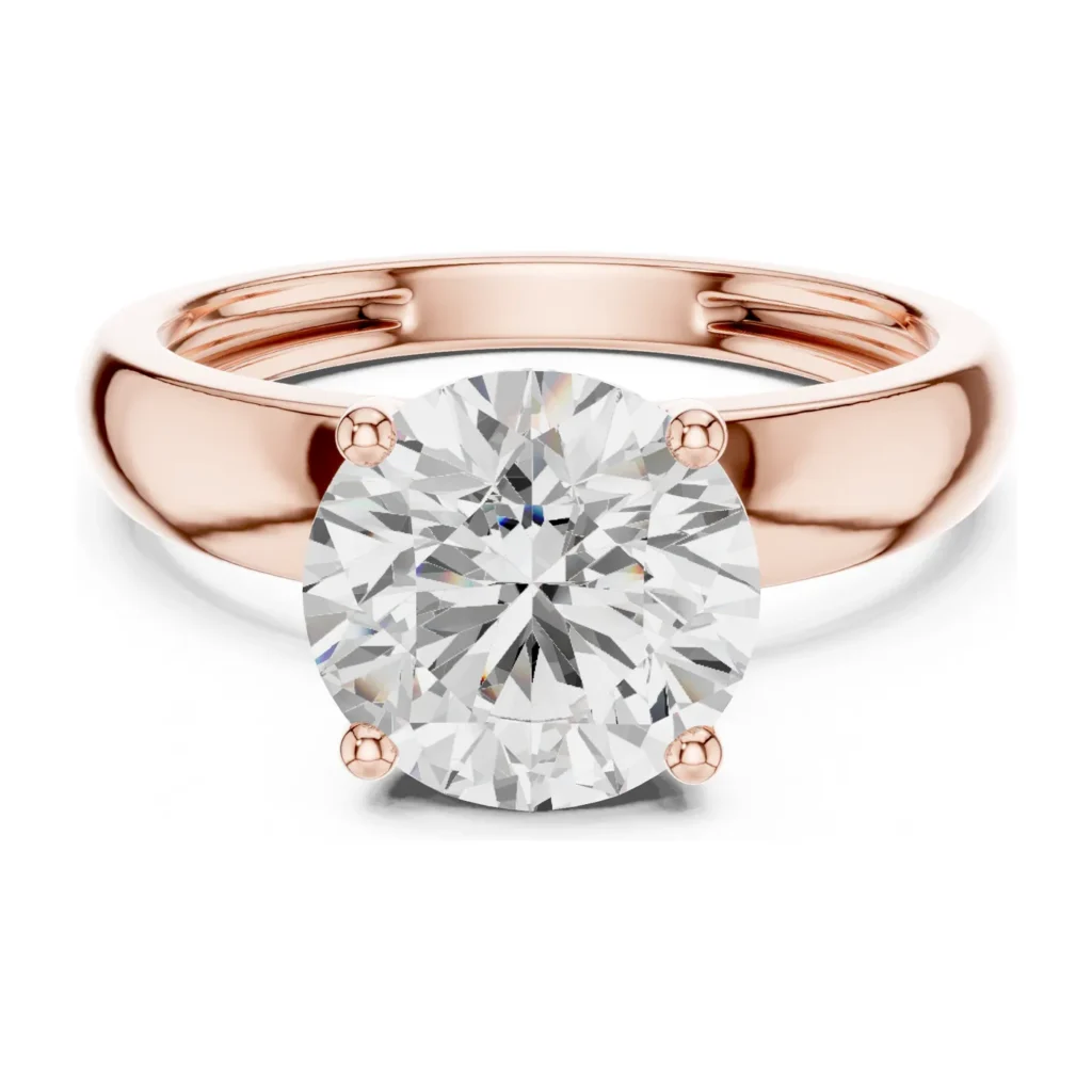 Round Bold Solitaire Ring — photo 12
