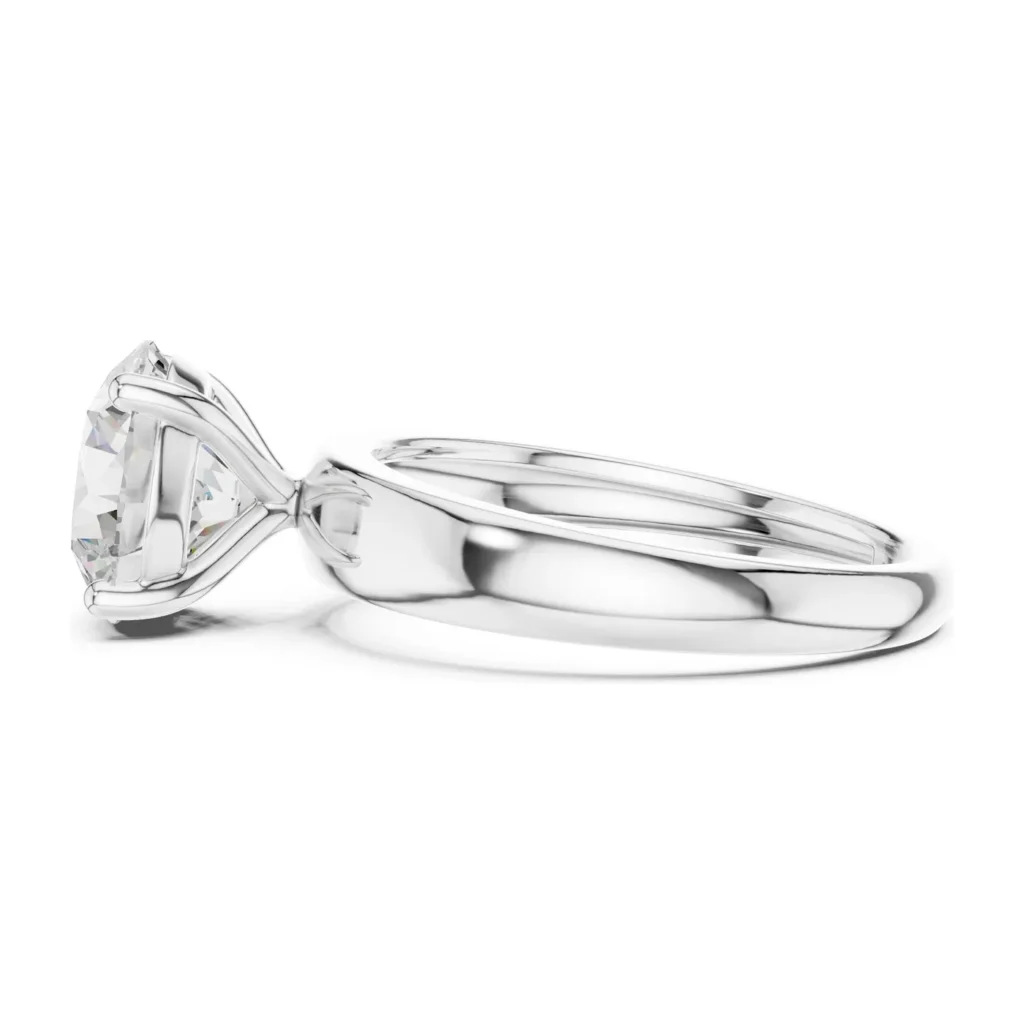 Round Bold Solitaire Ring — photo 7