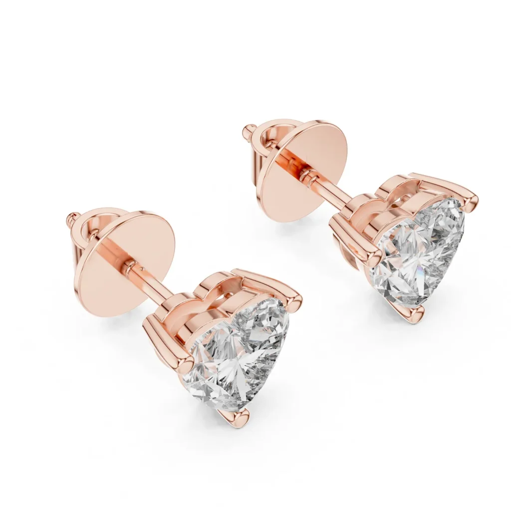 Heart Stud Earrings — photo 7