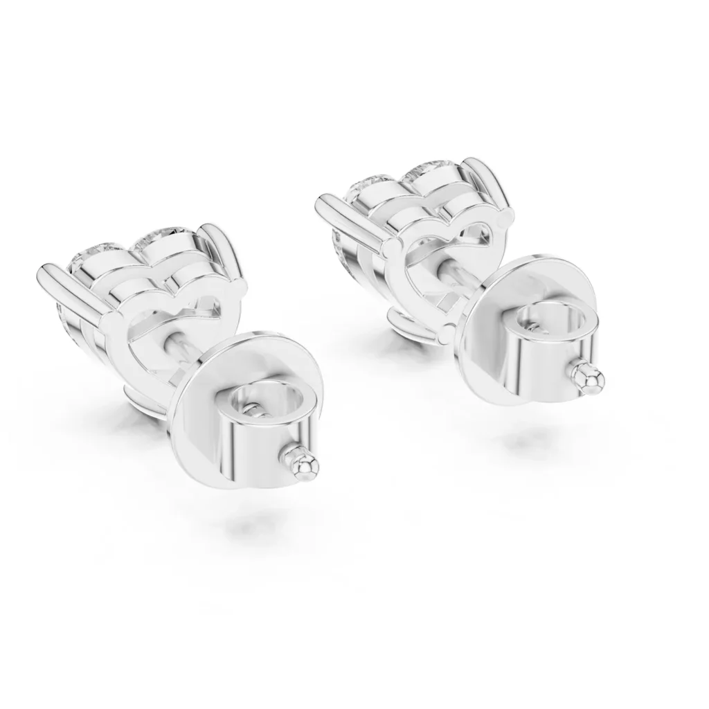 Heart Stud Earrings — photo 5