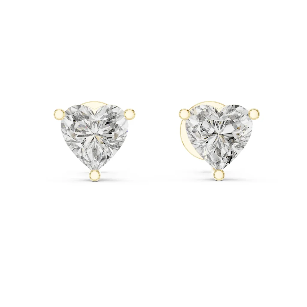 Heart Stud Earrings — photo 3