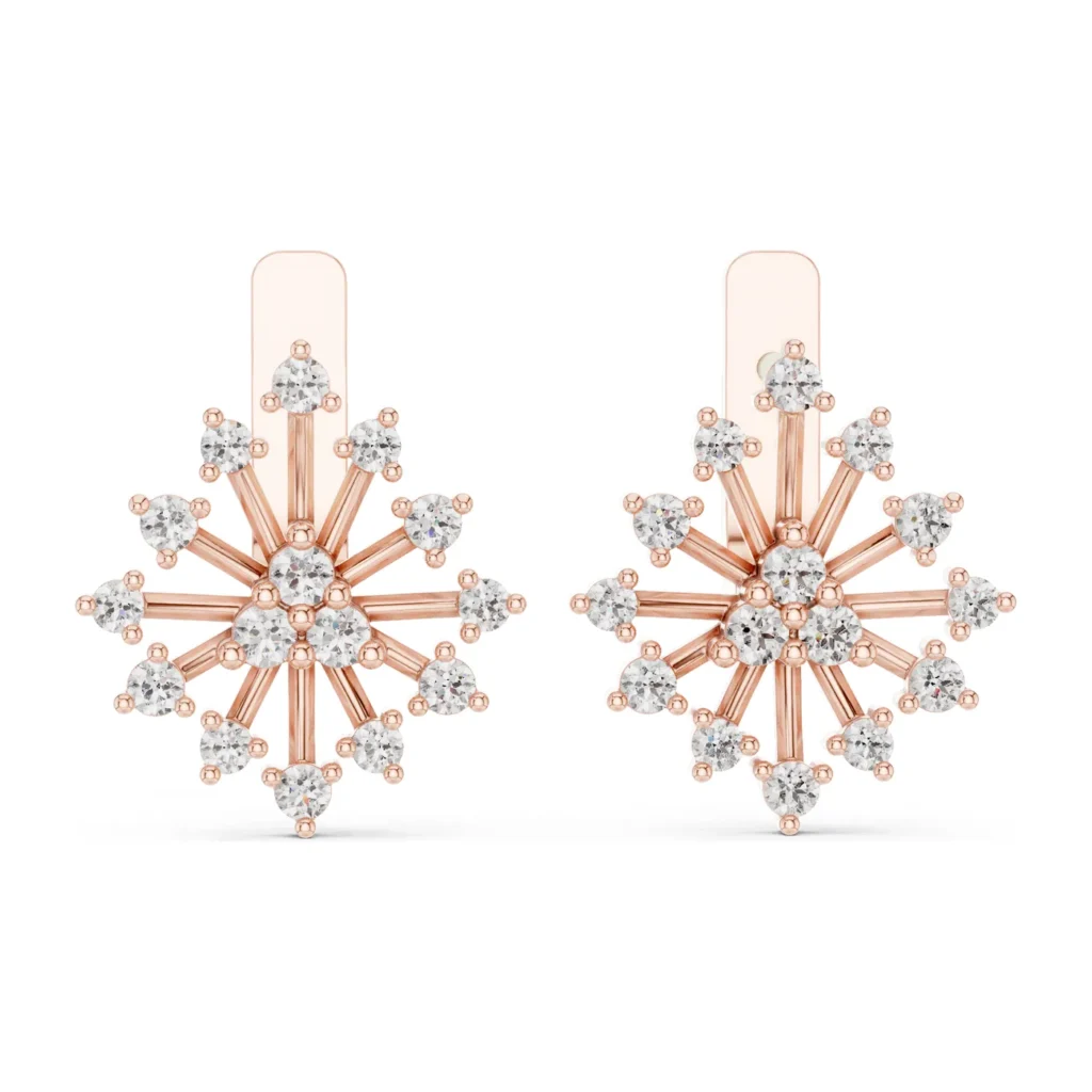 Starburst Diamond Earrings — photo 12