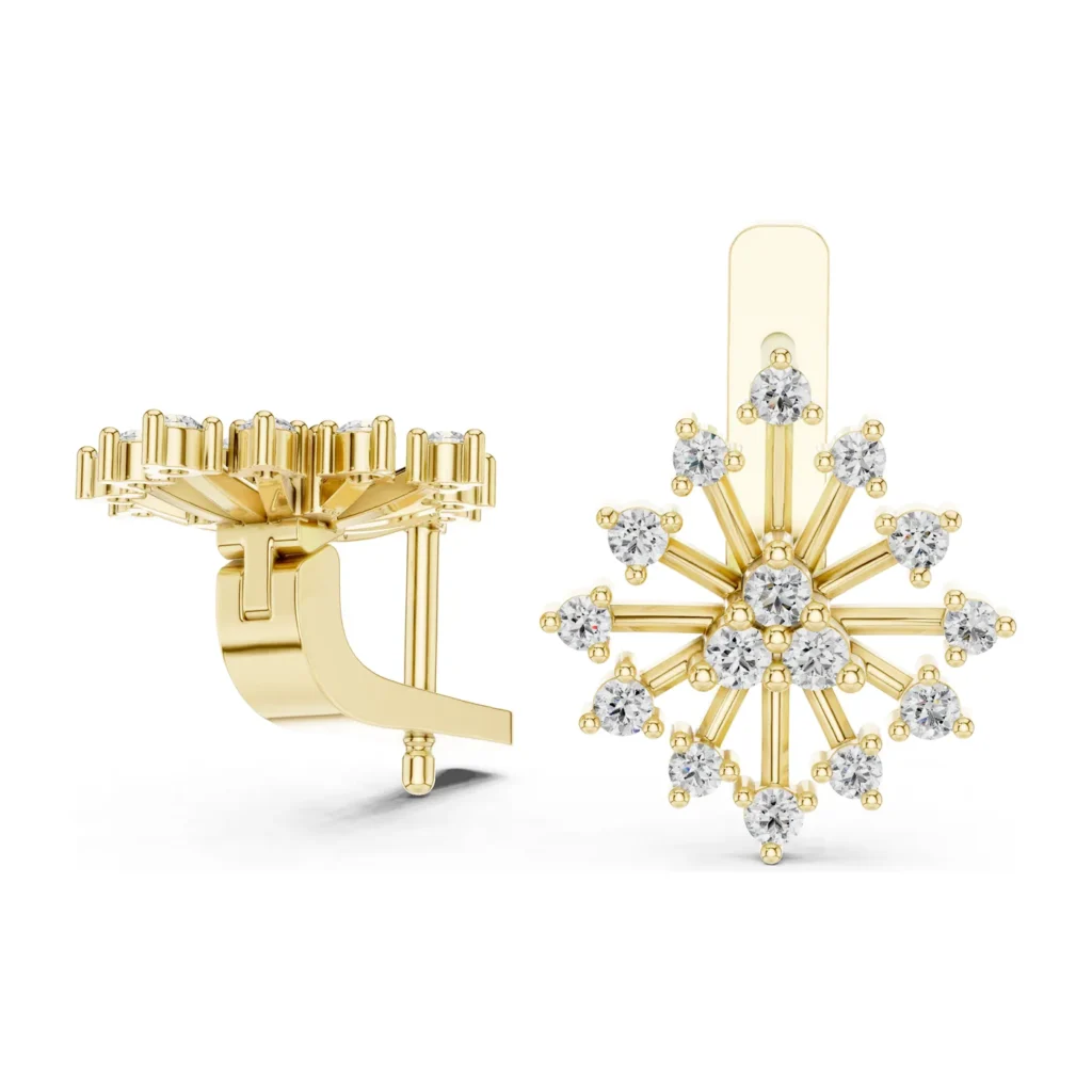 Starburst Diamond Earrings