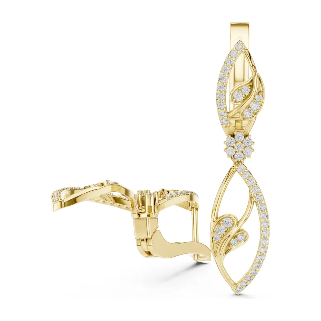 Pavé Marquise Drop Earrings