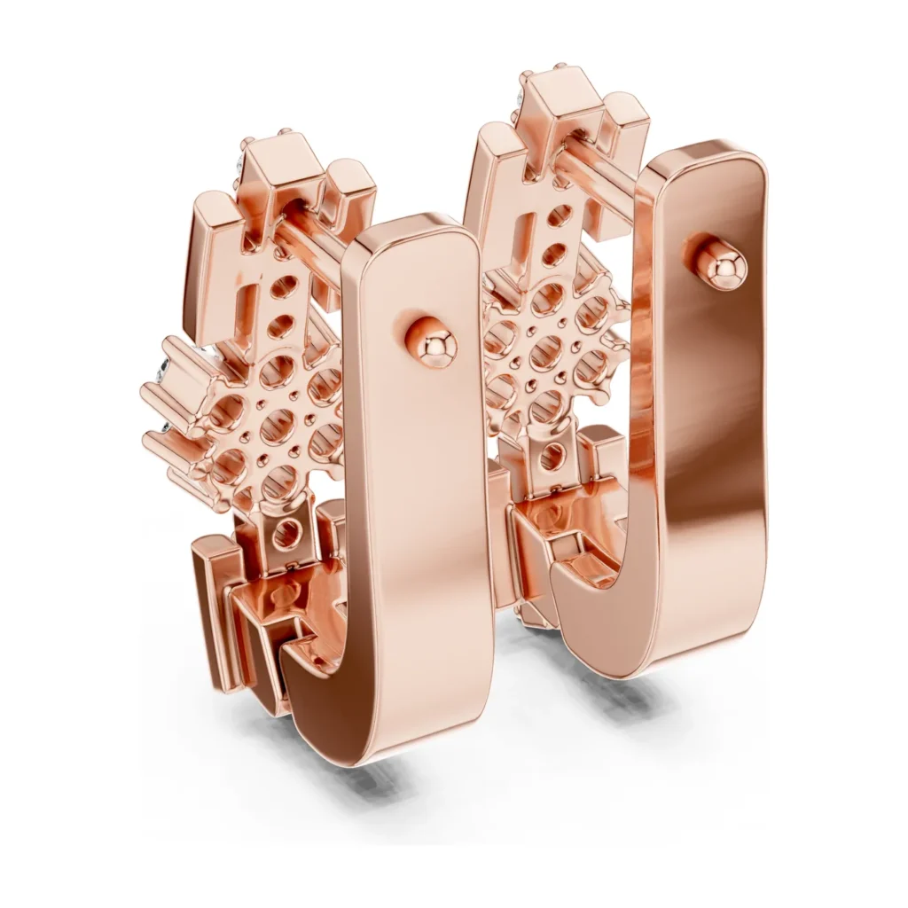 Cluster Bar Huggie Earrings — photo 11