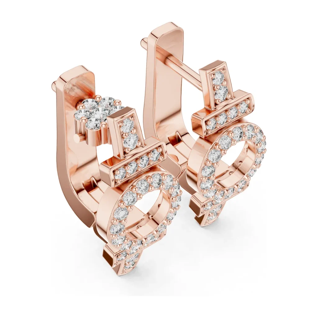 Halo Cluster Bar Earrings — photo 10