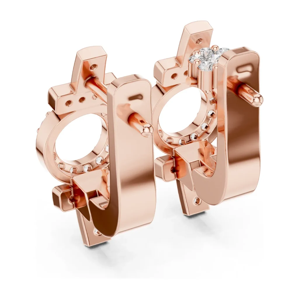 Halo Cluster Bar Earrings — photo 11