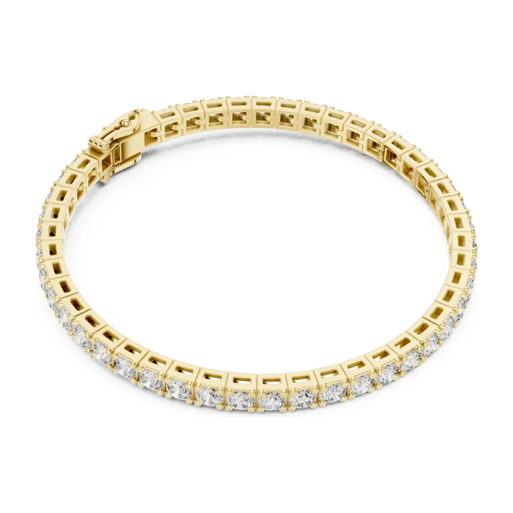 Princess-Cut Box Tennis Bracelet — photo 3