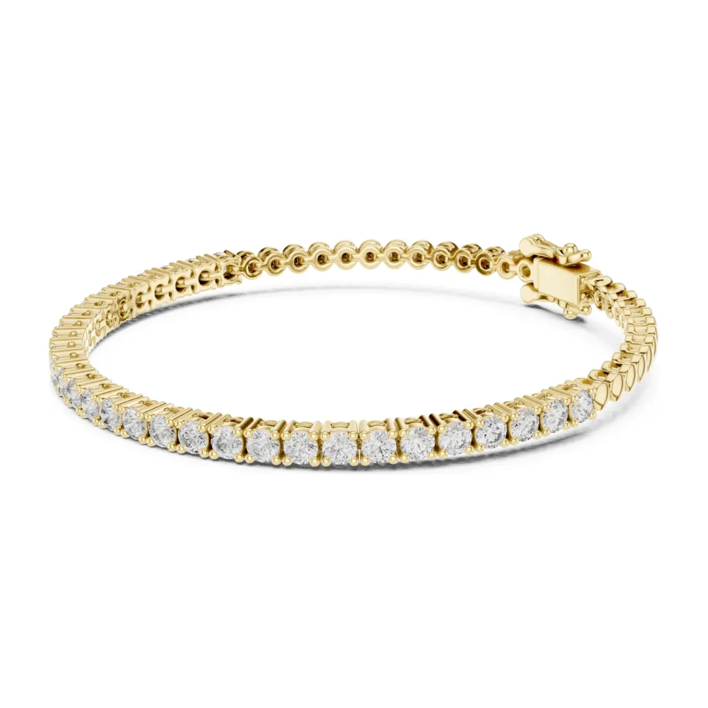 Petite Round Diamond Tennis Bracelet