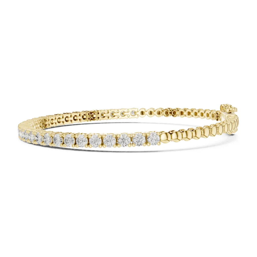 Petite Round Diamond Tennis Bracelet — photo 3