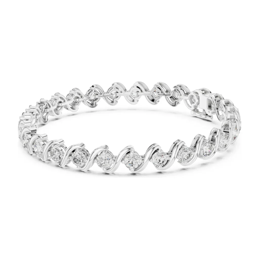 Zigzag Diamond Bracelet — photo 5