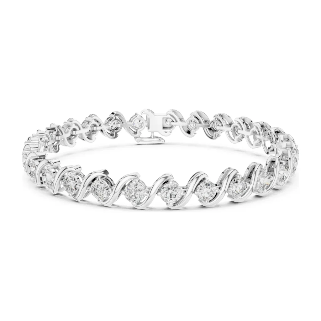 Zigzag Diamond Bracelet — photo 8