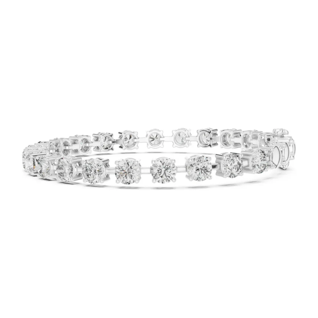 Illusion Cluster Tennis Bracelet — photo 7