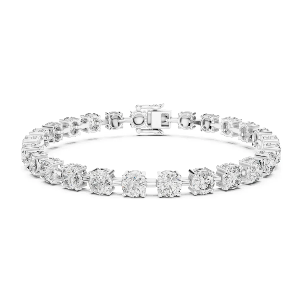 Illusion Cluster Tennis Bracelet — photo 8