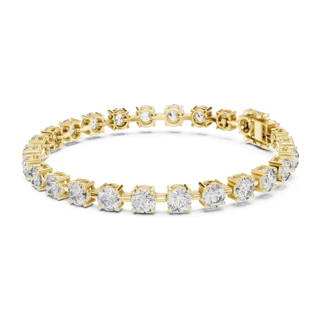 Illusion Cluster Tennis Bracelet