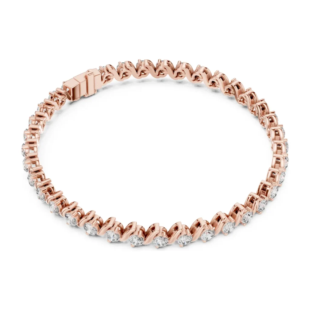 Tilted Pear Tennis Bracelet — photo 10
