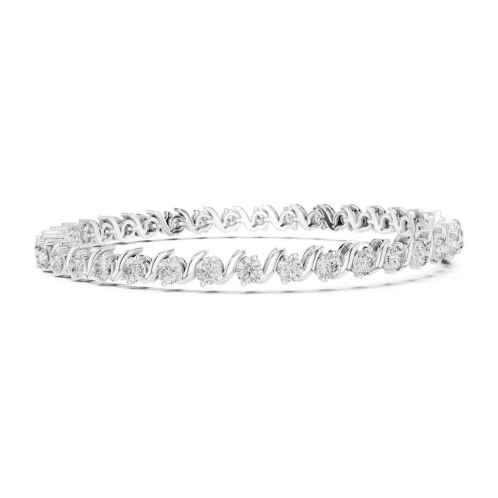 Tilted Pear Tennis Bracelet — photo 7