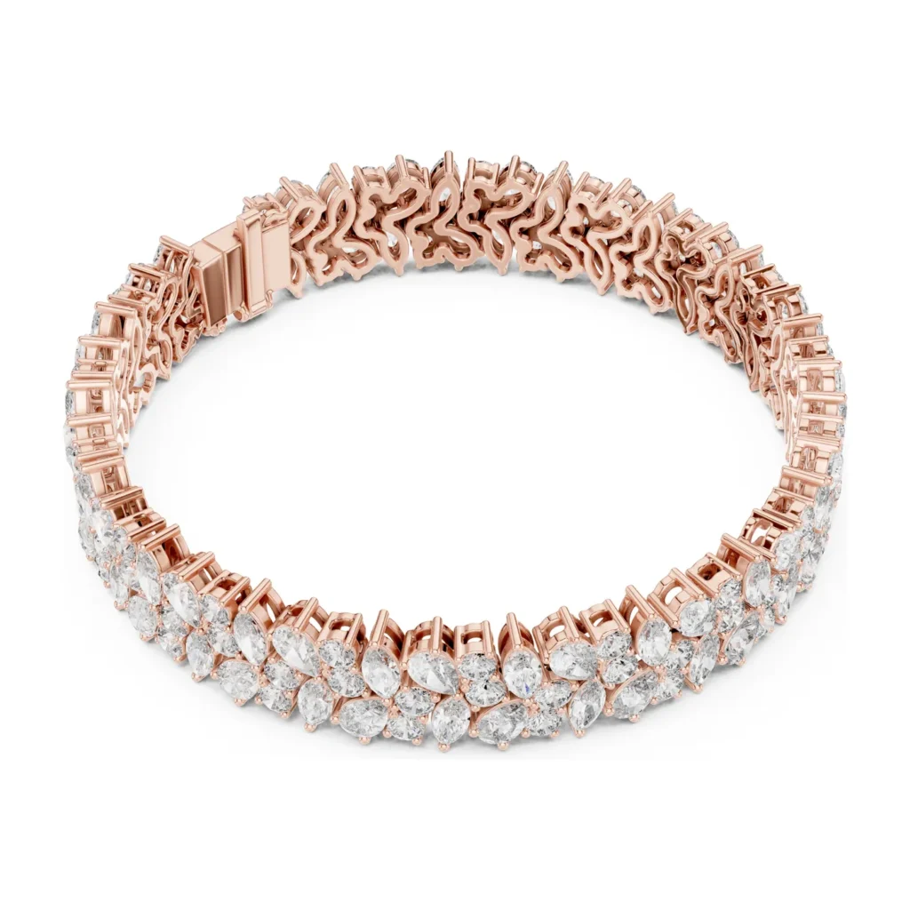 Marquise Cluster Statement Bracelet — photo 10