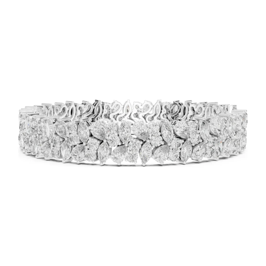 Marquise Cluster Statement Bracelet — photo 7
