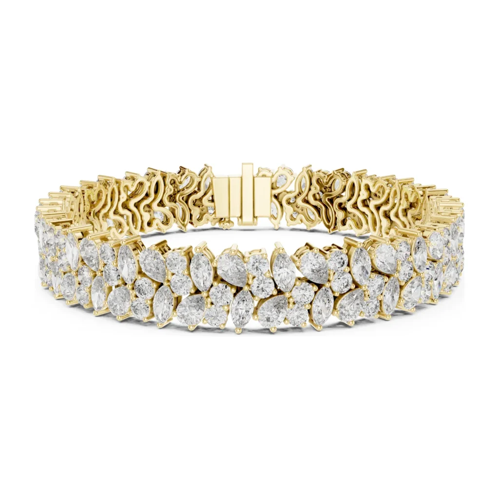 Marquise Cluster Statement Bracelet — photo 4