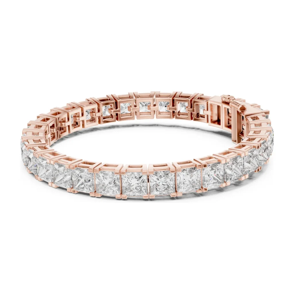 Asscher-Cut Tennis Bracelet — photo 9