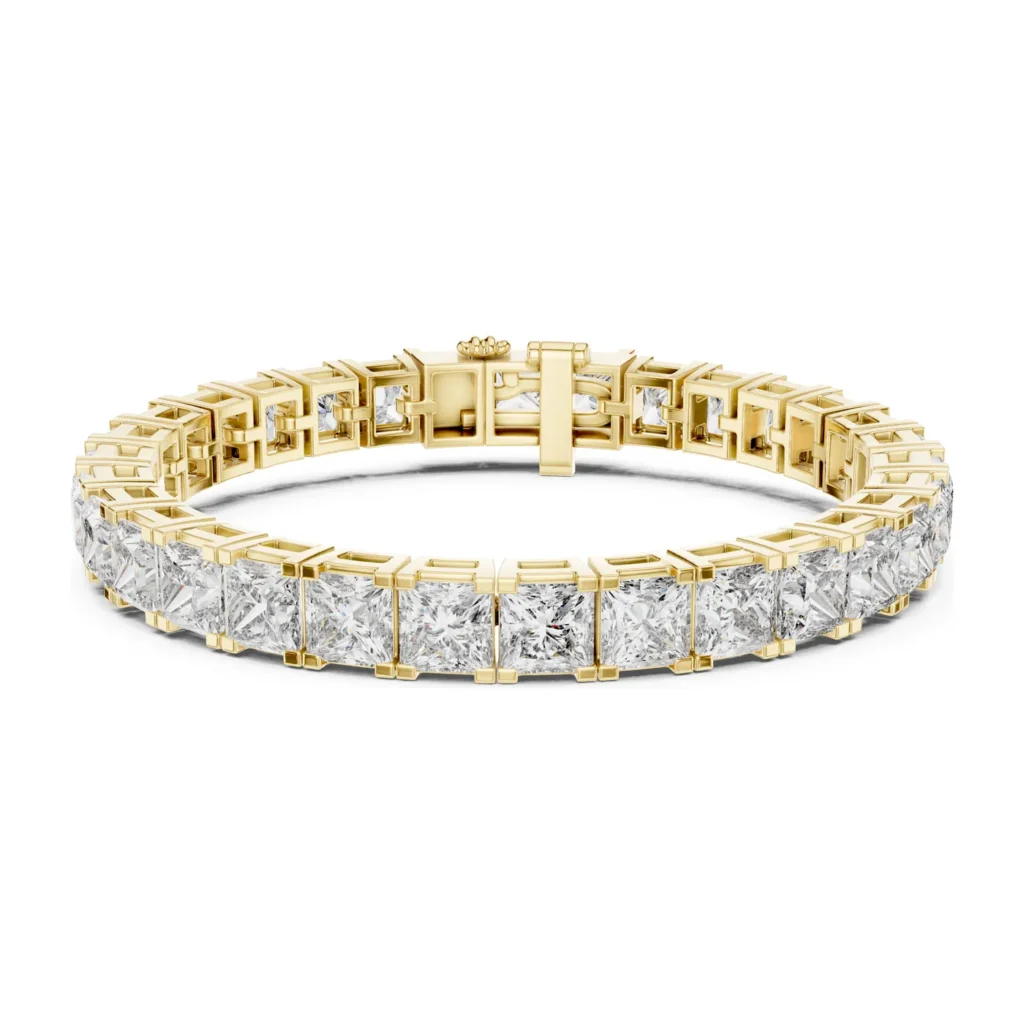 Asscher-Cut Tennis Bracelet — photo 4
