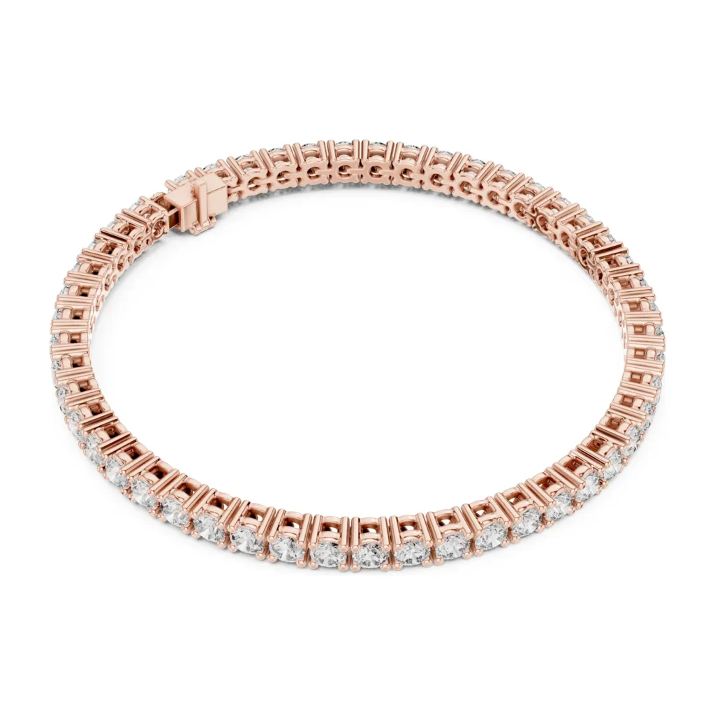 Petite Four-Prong Tennis Bracelet — photo 10