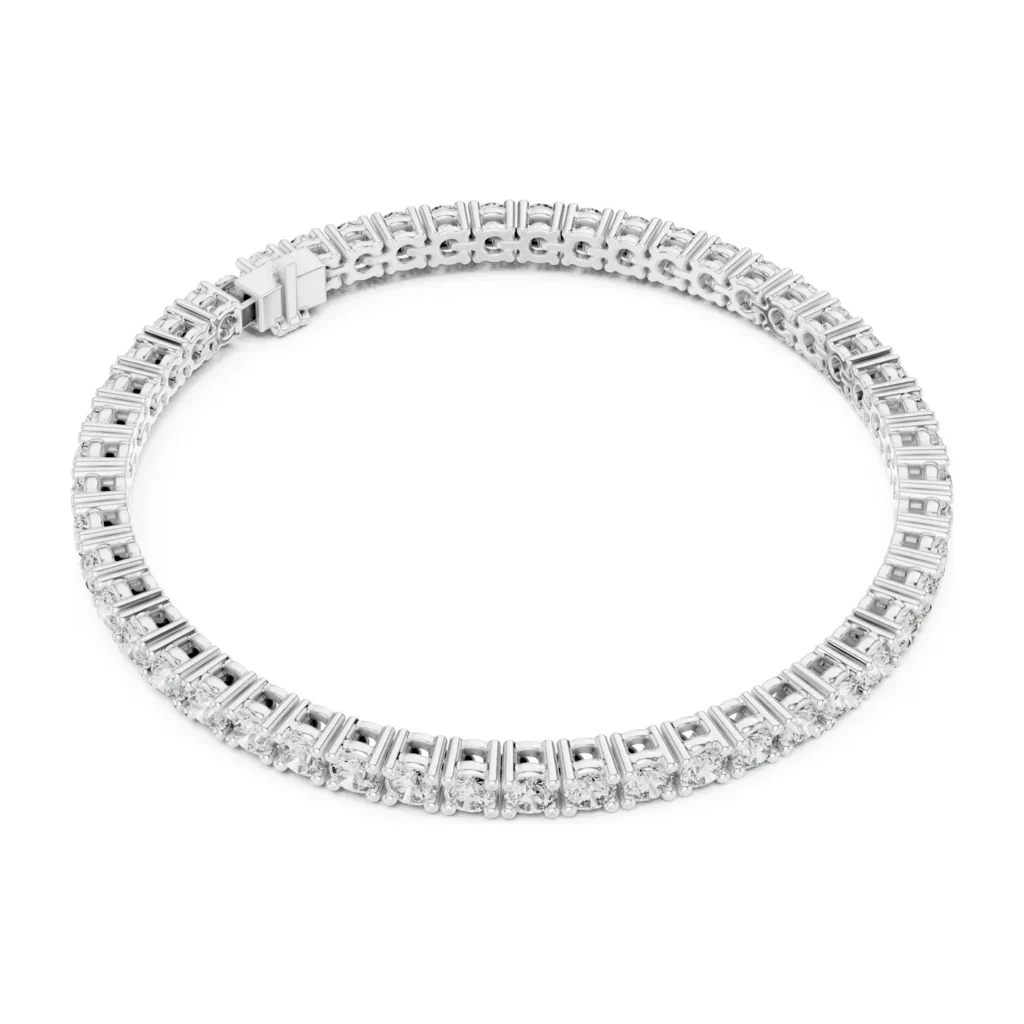 Petite Four-Prong Tennis Bracelet — photo 6