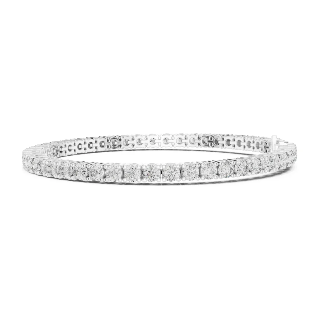 Petite Four-Prong Tennis Bracelet — photo 7