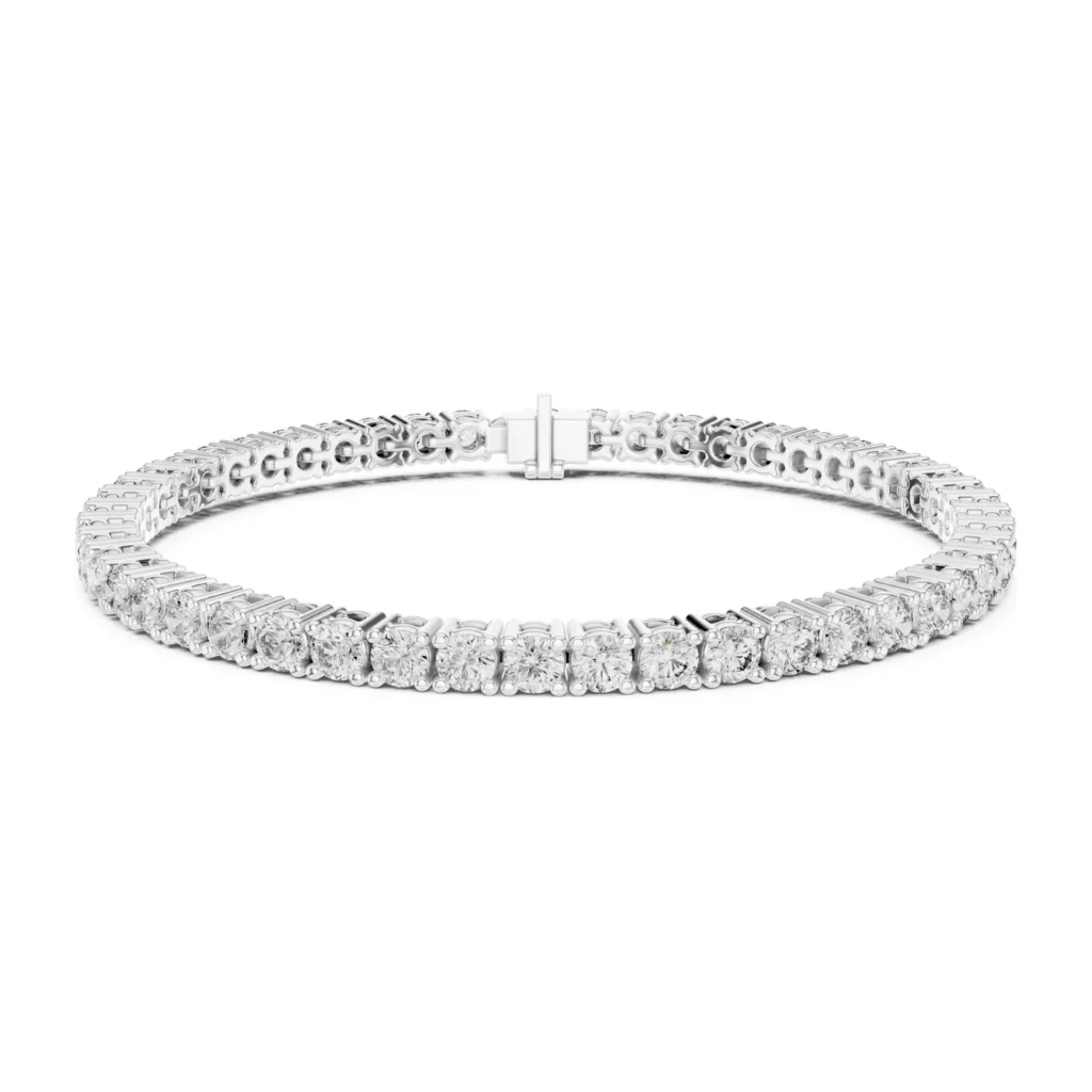 Petite Four-Prong Tennis Bracelet — photo 8